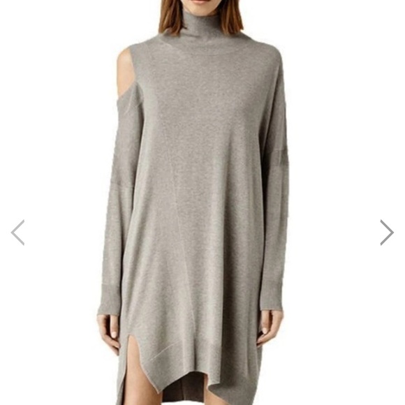 All Saints Cold Shoulder Sweater Dress - Picture 2 of 11